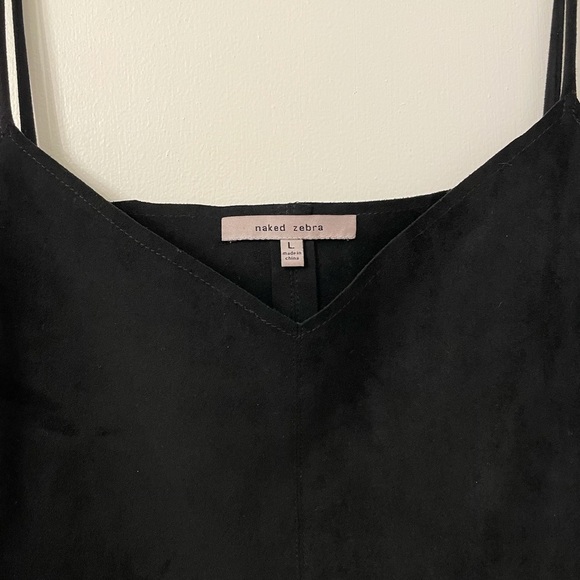 Suede-like Going Out Tank - Size Large - Like New - Picture 3 of 4